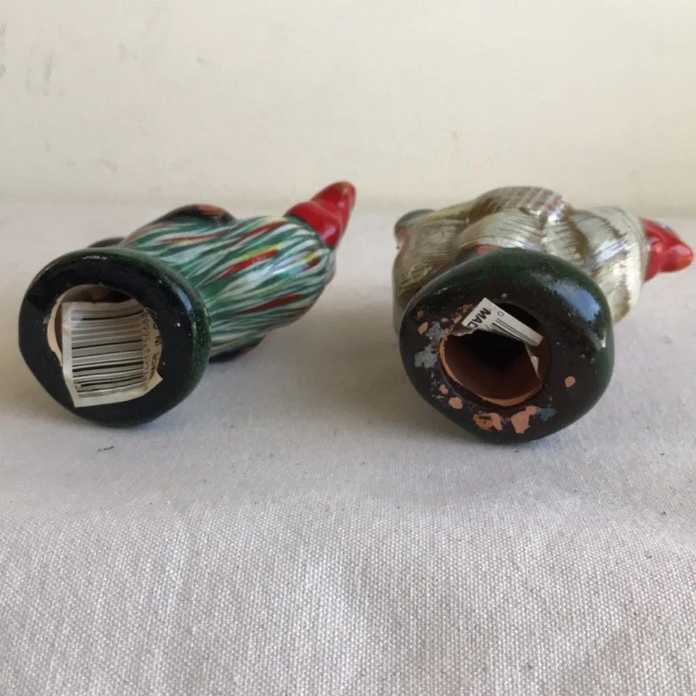 Chickens Ceramic figures Rooster and Hen - Picture 5 of 7